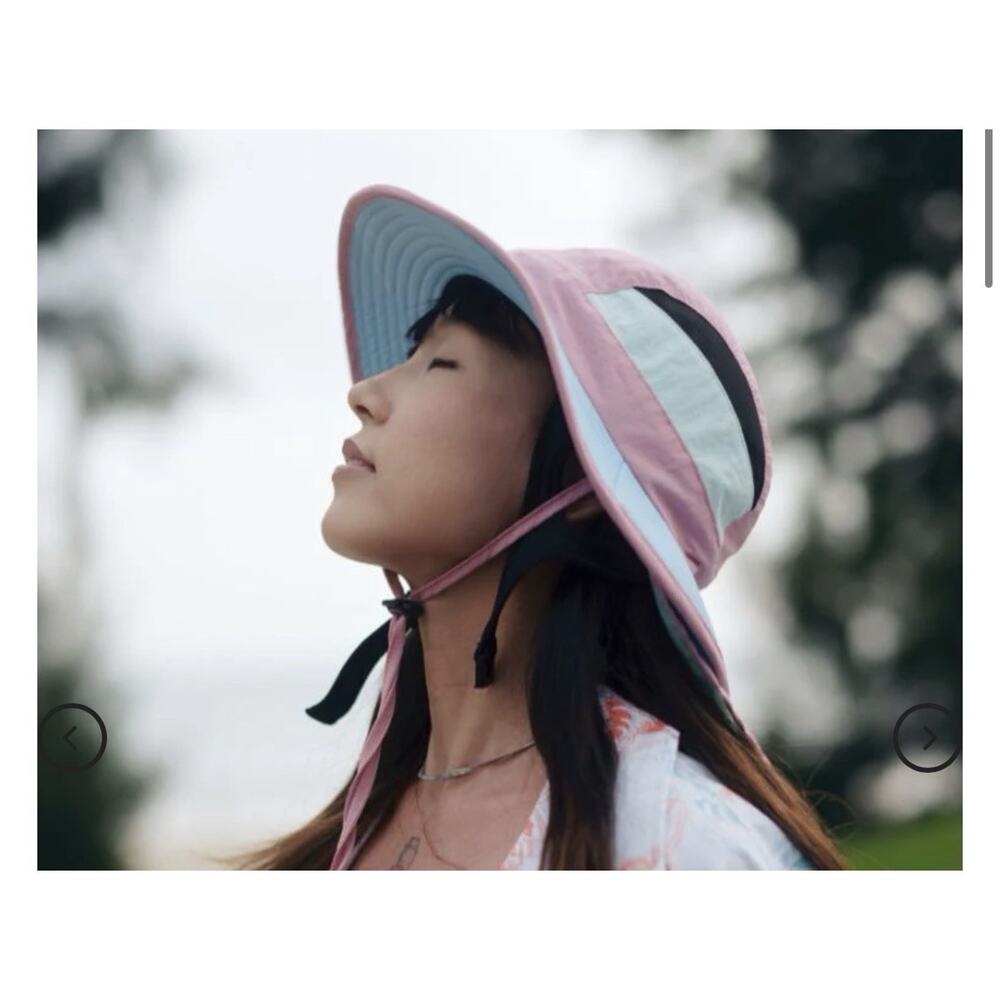 CHILLHANG Colorful Sun Protection Cap Pink OS - Picture 2 of 8